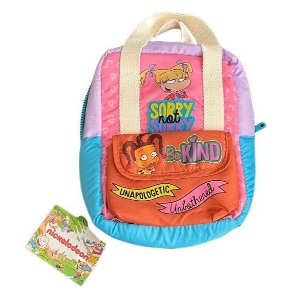 Rugrats Nickelodeon Mini Angelica & Suzie Backpack NWT - Picture 1 of 7